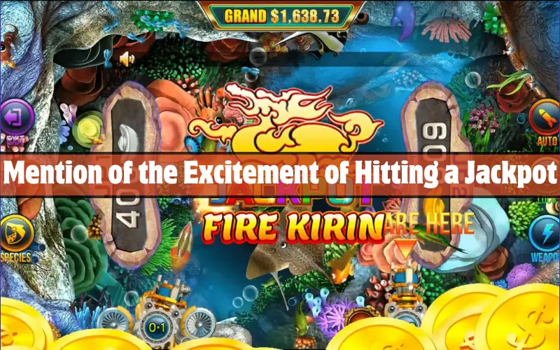 Mention of the Excitement of Hitting a Jackpot